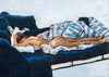 Laisse tomber les filles contemporary wall art print by Sophie Goudman-Peachey - sold by DROOL