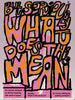 I can't move contemporary wall art print by Jorge Santos - sold by DROOL