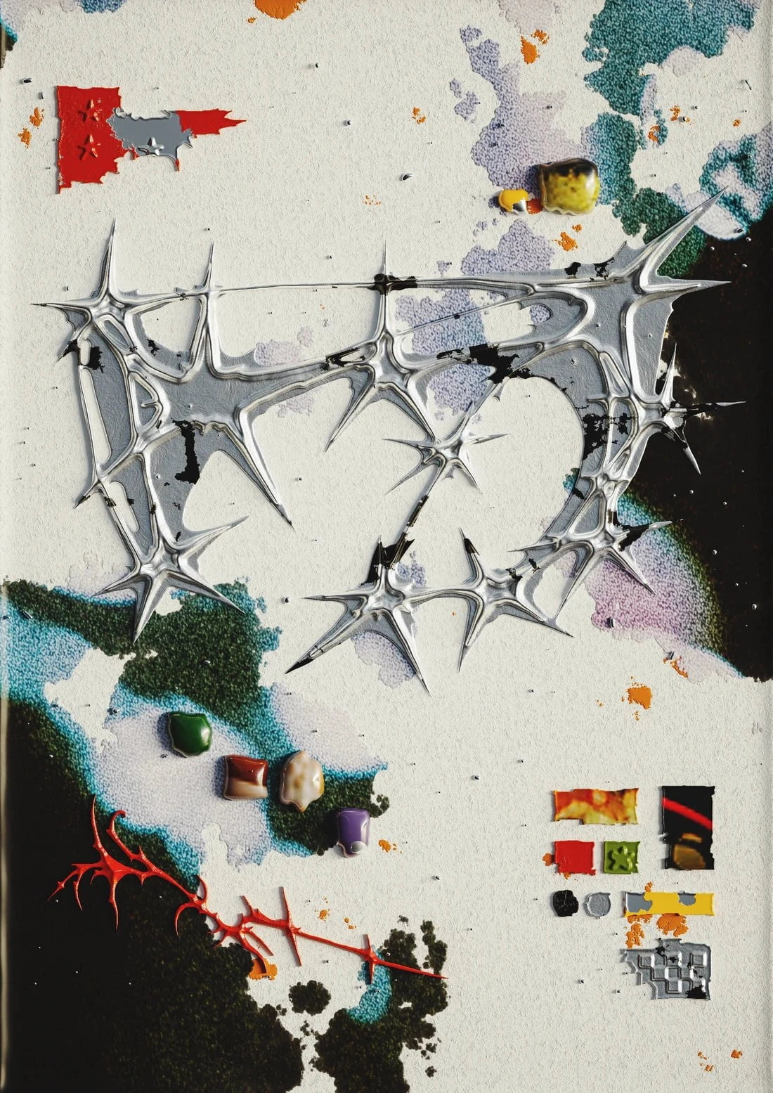 Cold Constellations contemporary wall art print by Kitasavi - sold by DROOL