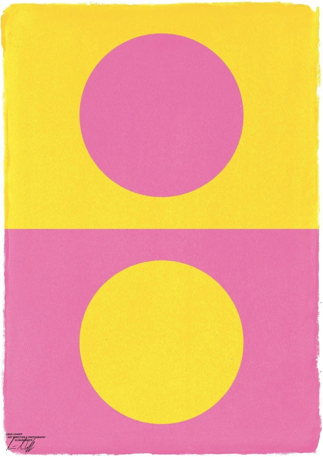 Balance contemporary wall art print by Linus Lohoff - sold by DROOL
