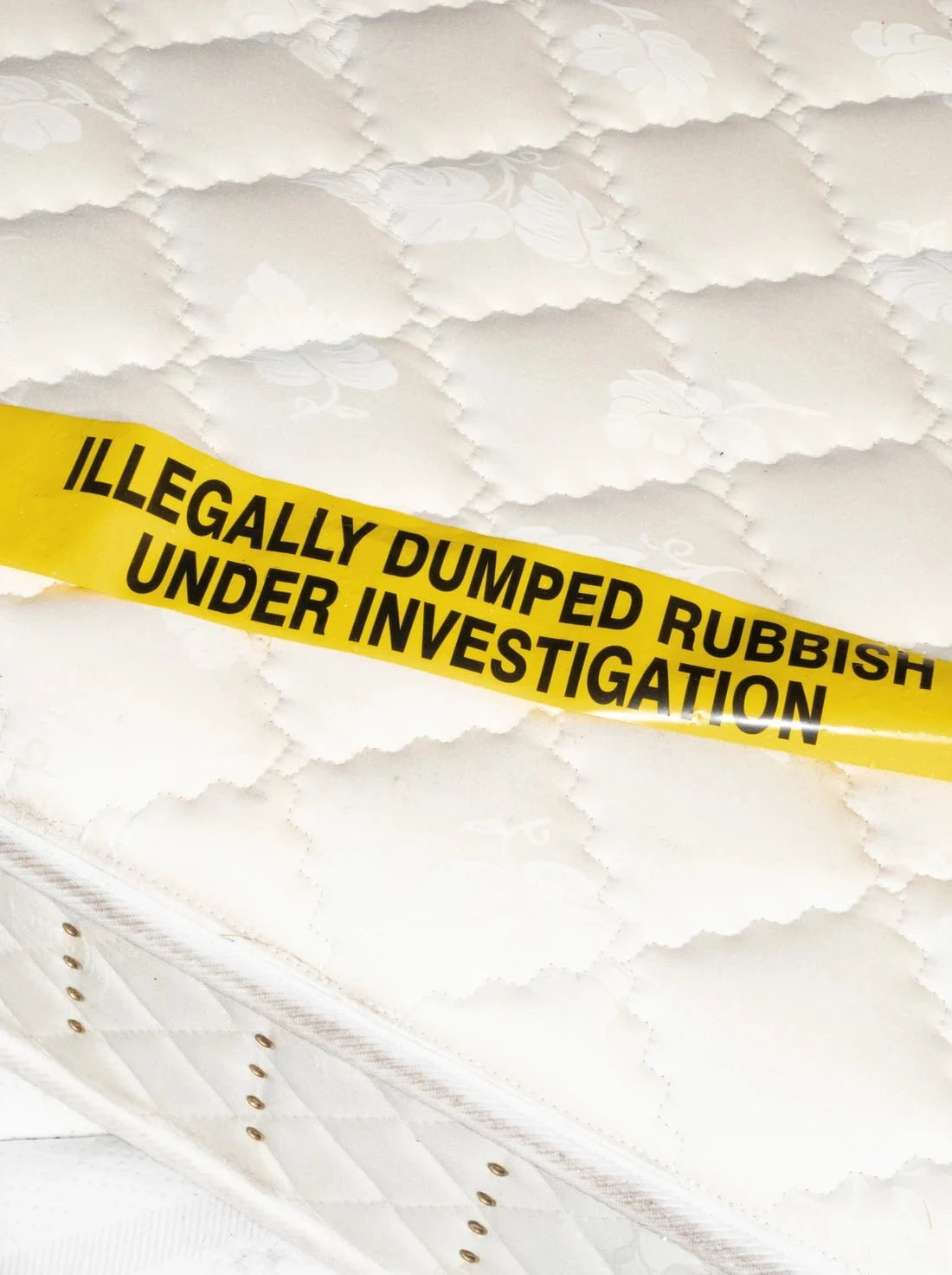 Illegally dumped contemporary wall art print by Eve Lee - sold by DROOL