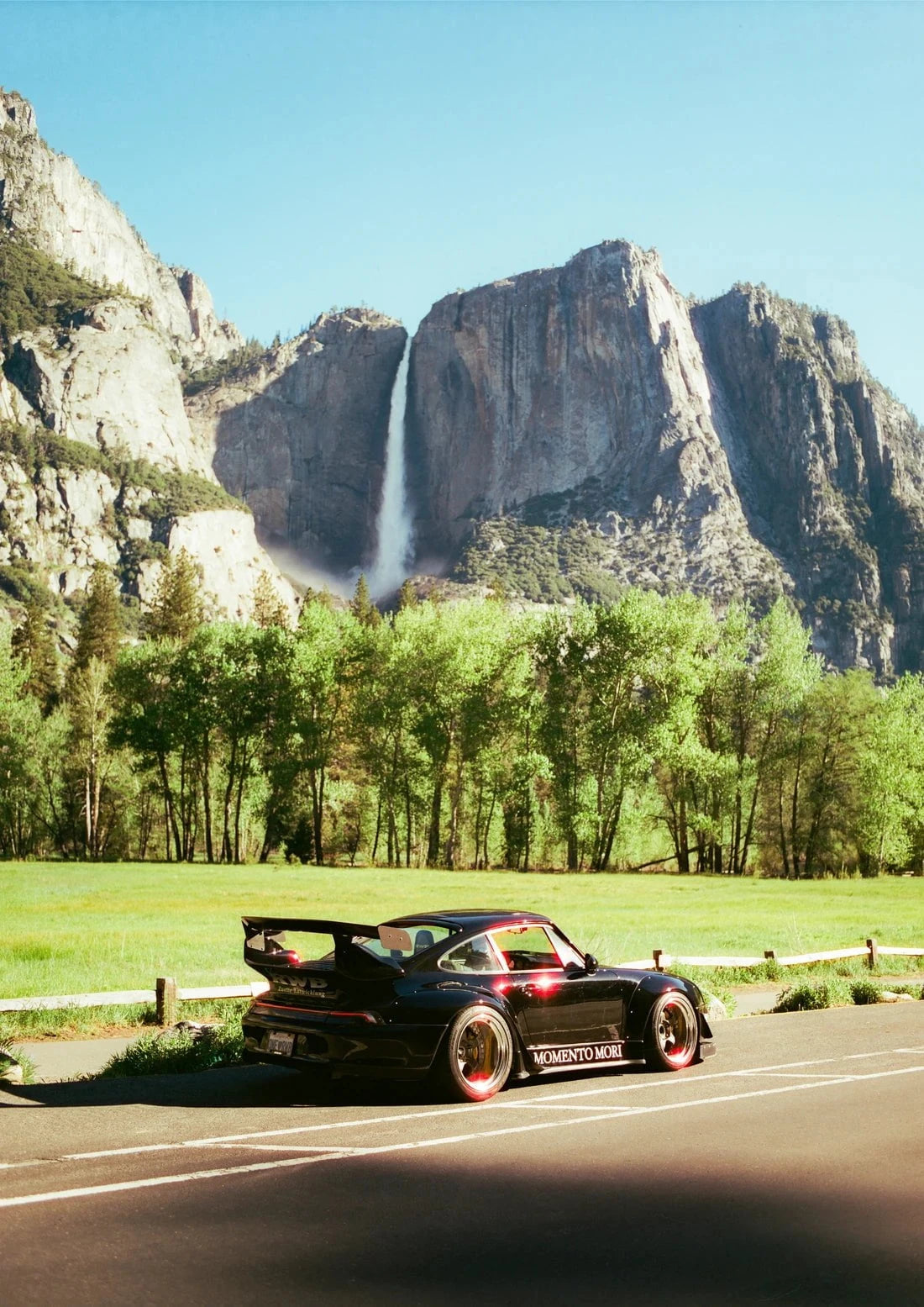 RWB Porsche in Yosemite contemporary wall art print by Chazzydawg - sold by DROOL