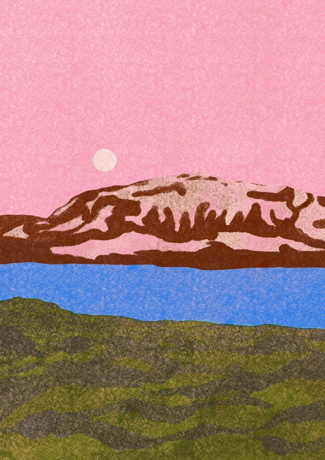 Jökulsárlón contemporary wall art print by Lily Kong - sold by DROOL