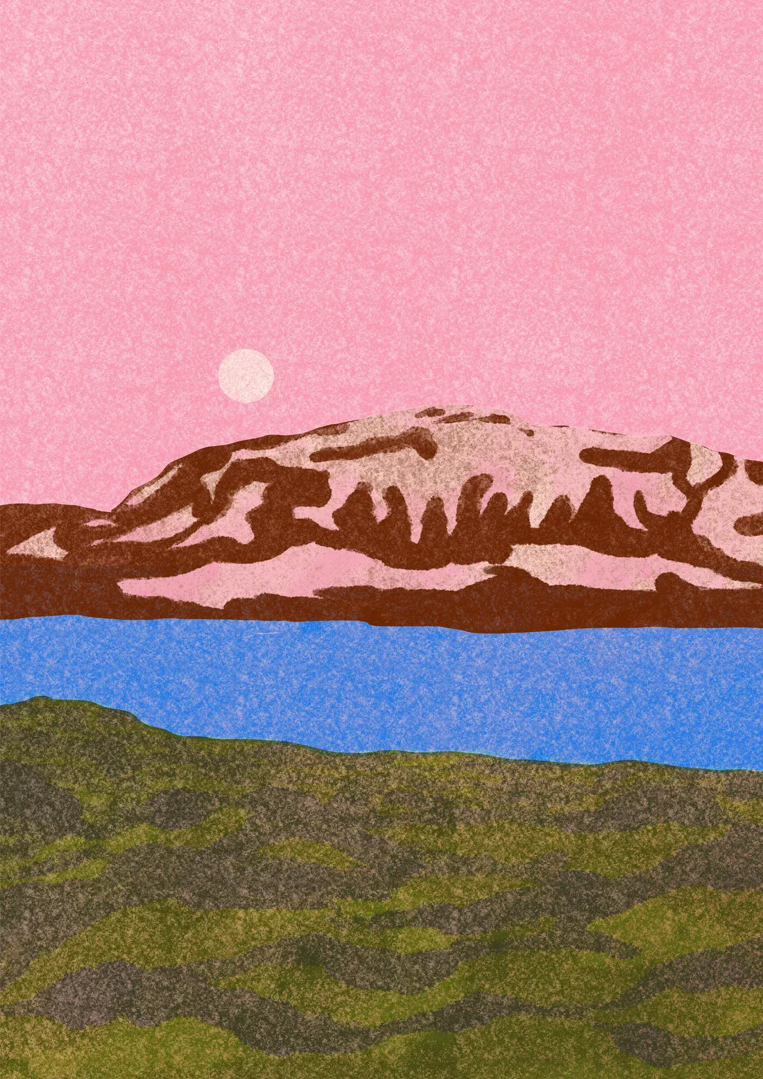 11.7x16.5" (A3) Jökulsárlón - UNFRAMED contemporary wall art print by Lily Kong - sold by DROOL