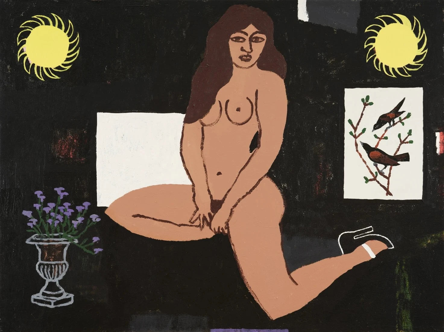 Figure In Repose no 4 contemporary wall art print by Colby Edwards - sold by DROOL