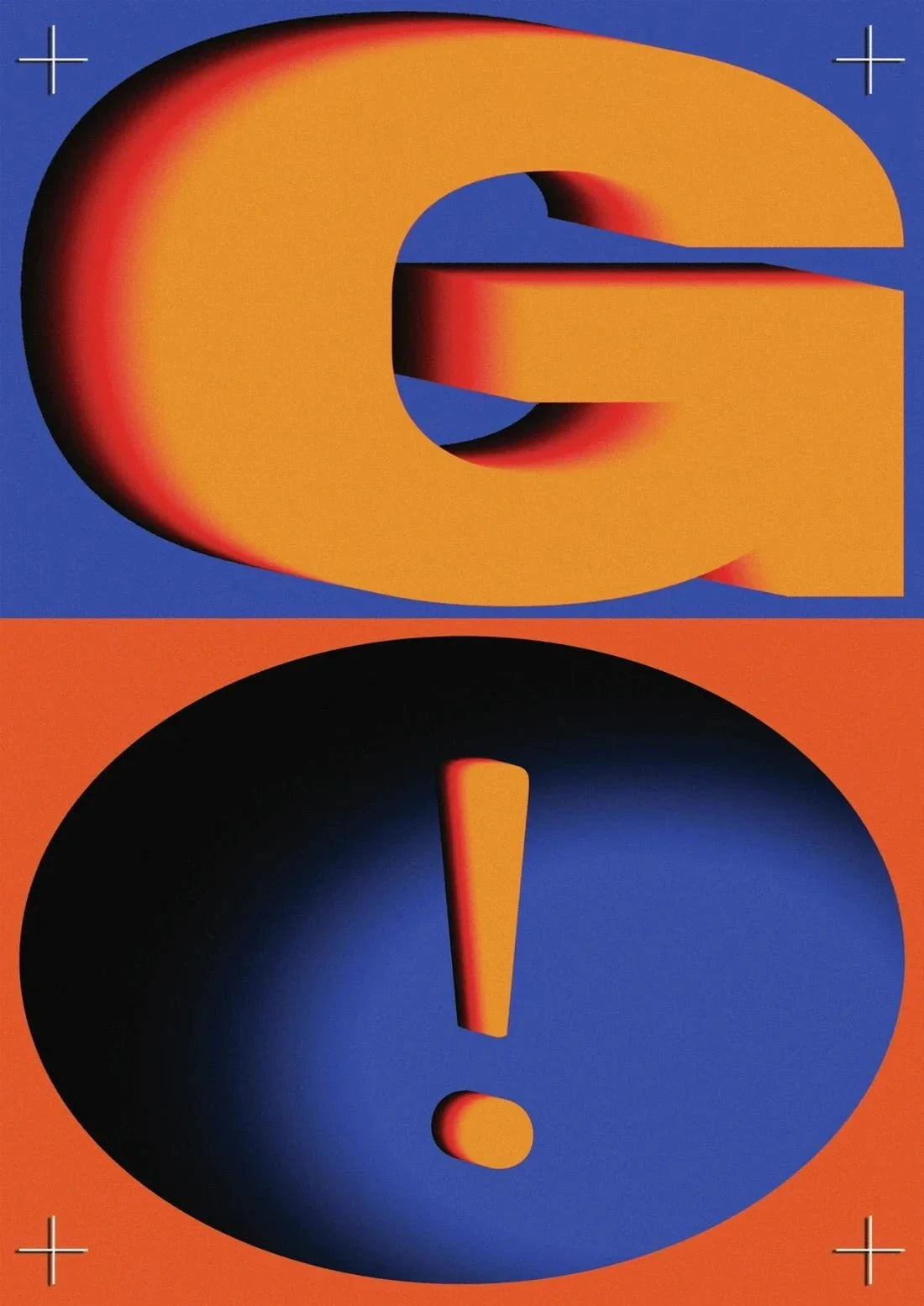 GO! contemporary wall art print by Sheyi Adebayo - sold by DROOL