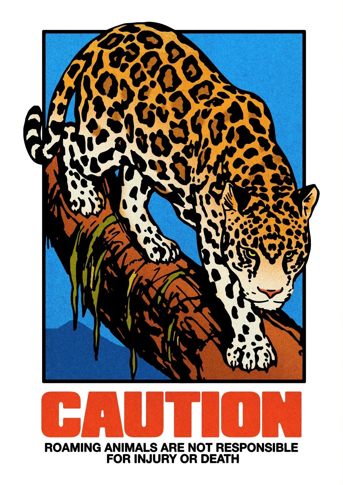 Roaming Animals contemporary wall art print by Othman Zougam - sold by DROOL