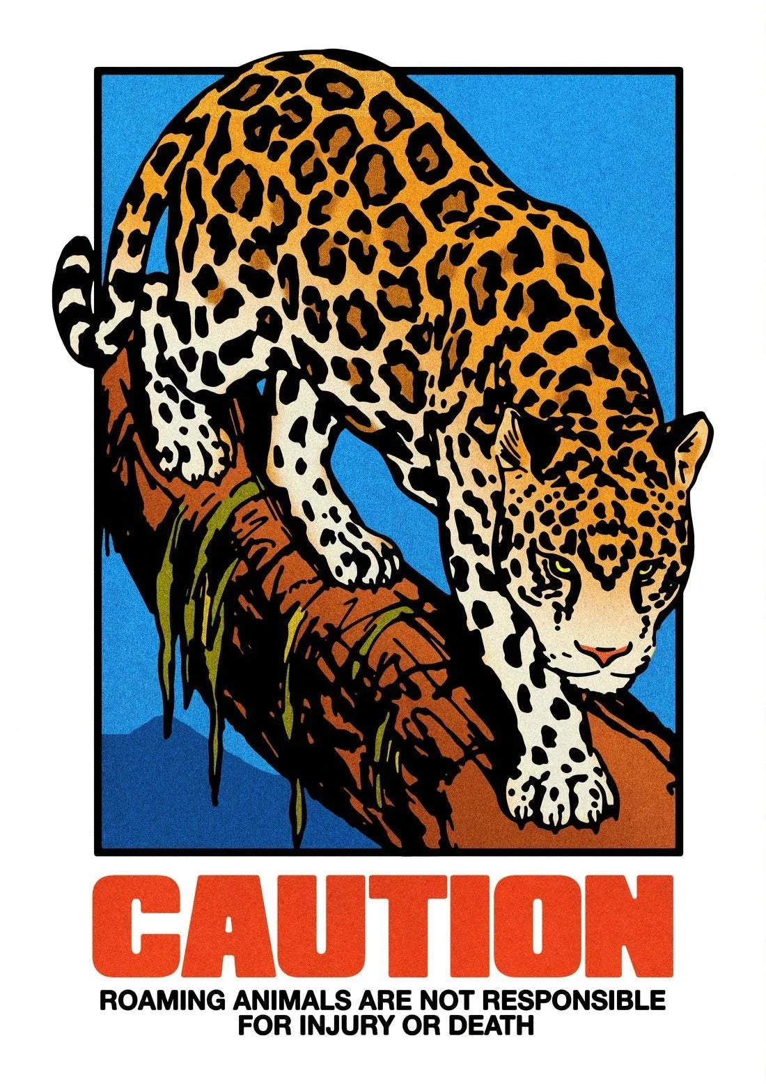 Roaming Animals contemporary wall art print by Othman Zougam - sold by DROOL