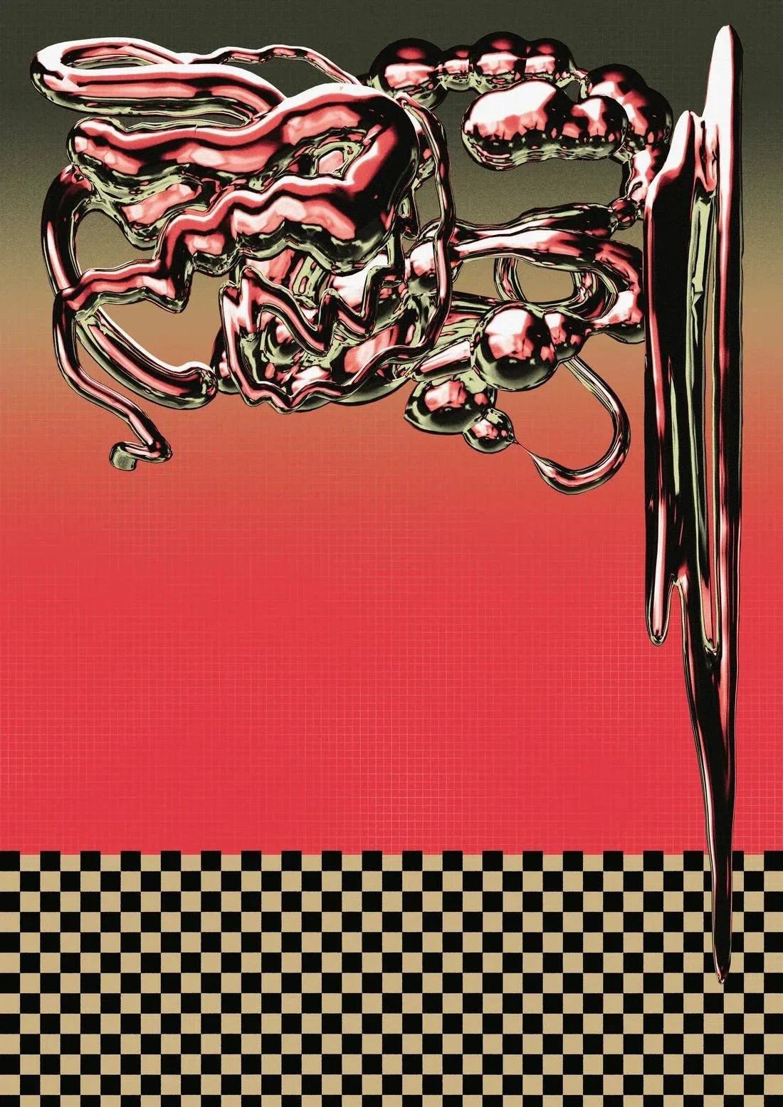Virtual Dream 3/3 contemporary wall art print by Tristan Miller - sold by DROOL