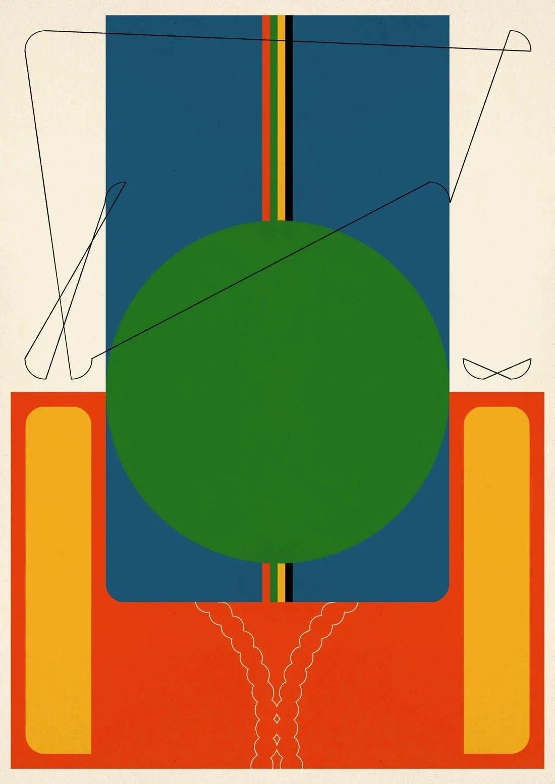 Release contemporary wall art print by Tristan Huschke - sold by DROOL