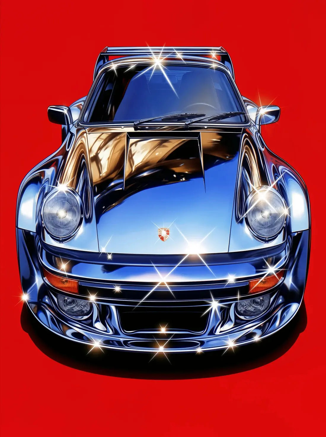 Chrome Porsche
