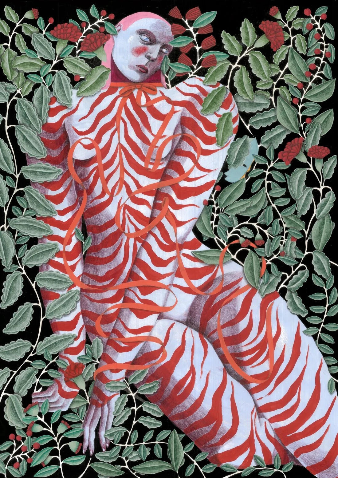 Adeline contemporary wall art print by Carla Petelski - sold by DROOL