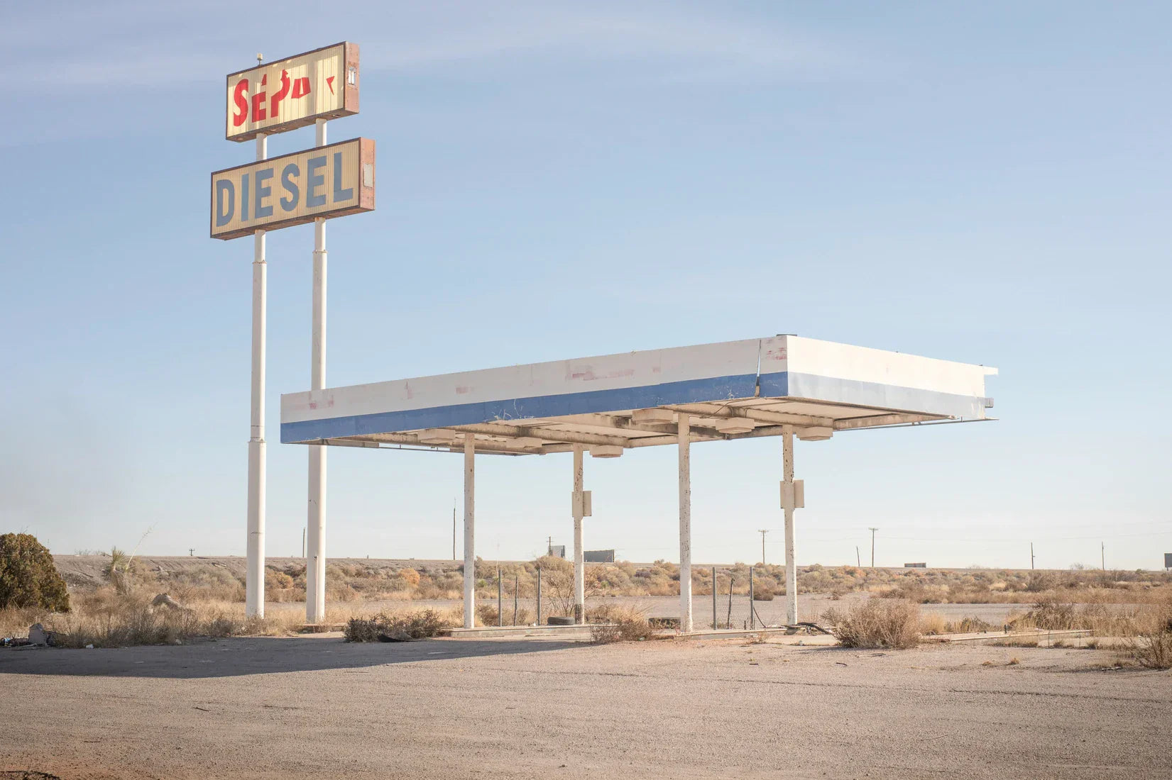 Desert Diesel contemporary wall art print by Steven Clouse - sold by DROOL