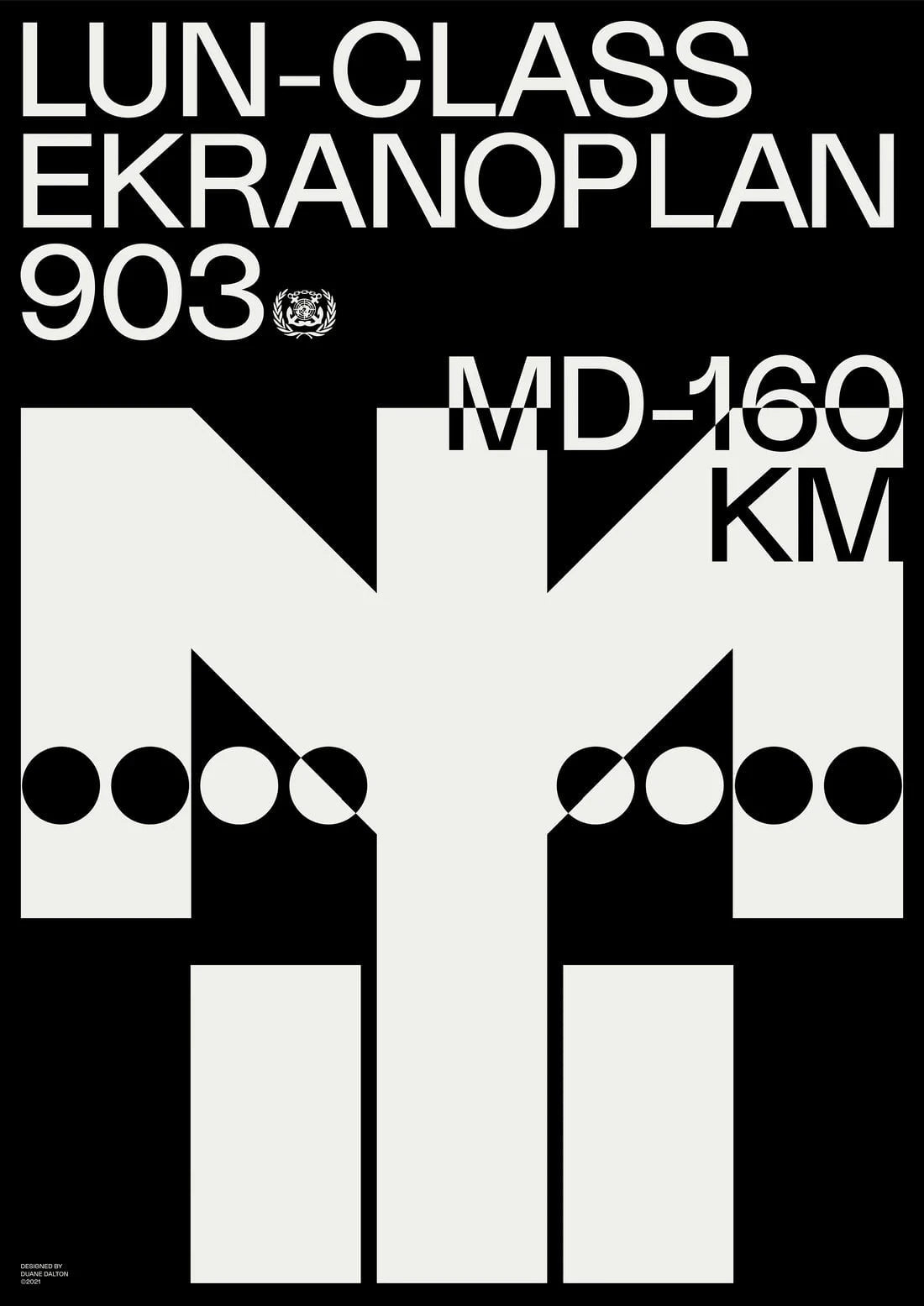 Ekranoplan contemporary wall art print by Duane Dalton - sold by DROOL