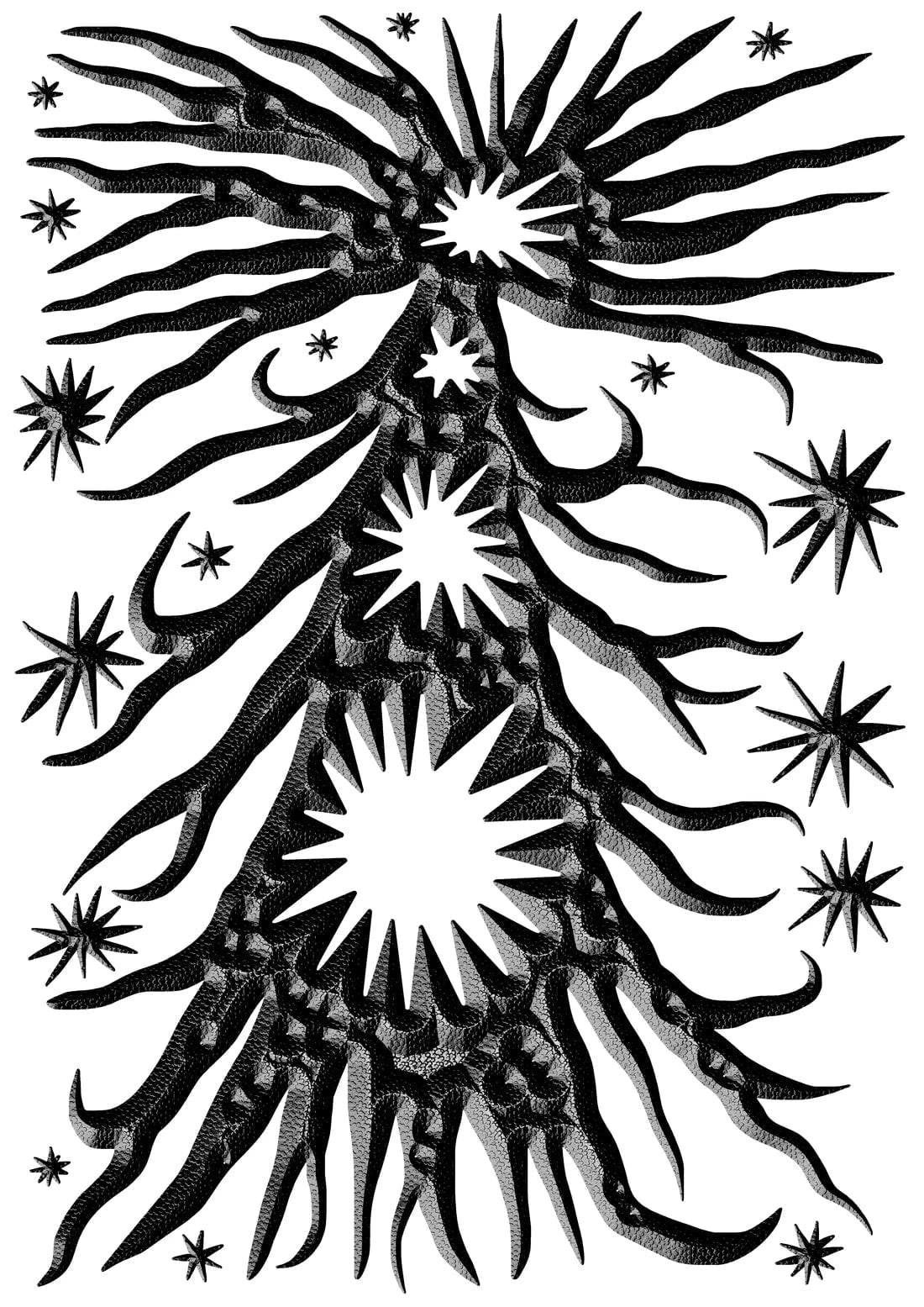 FOSSIL-COMET contemporary wall art print by Célestin Krier - sold by DROOL