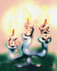 Velas contemporary wall art print by Florencia Pernicone - sold by DROOL
