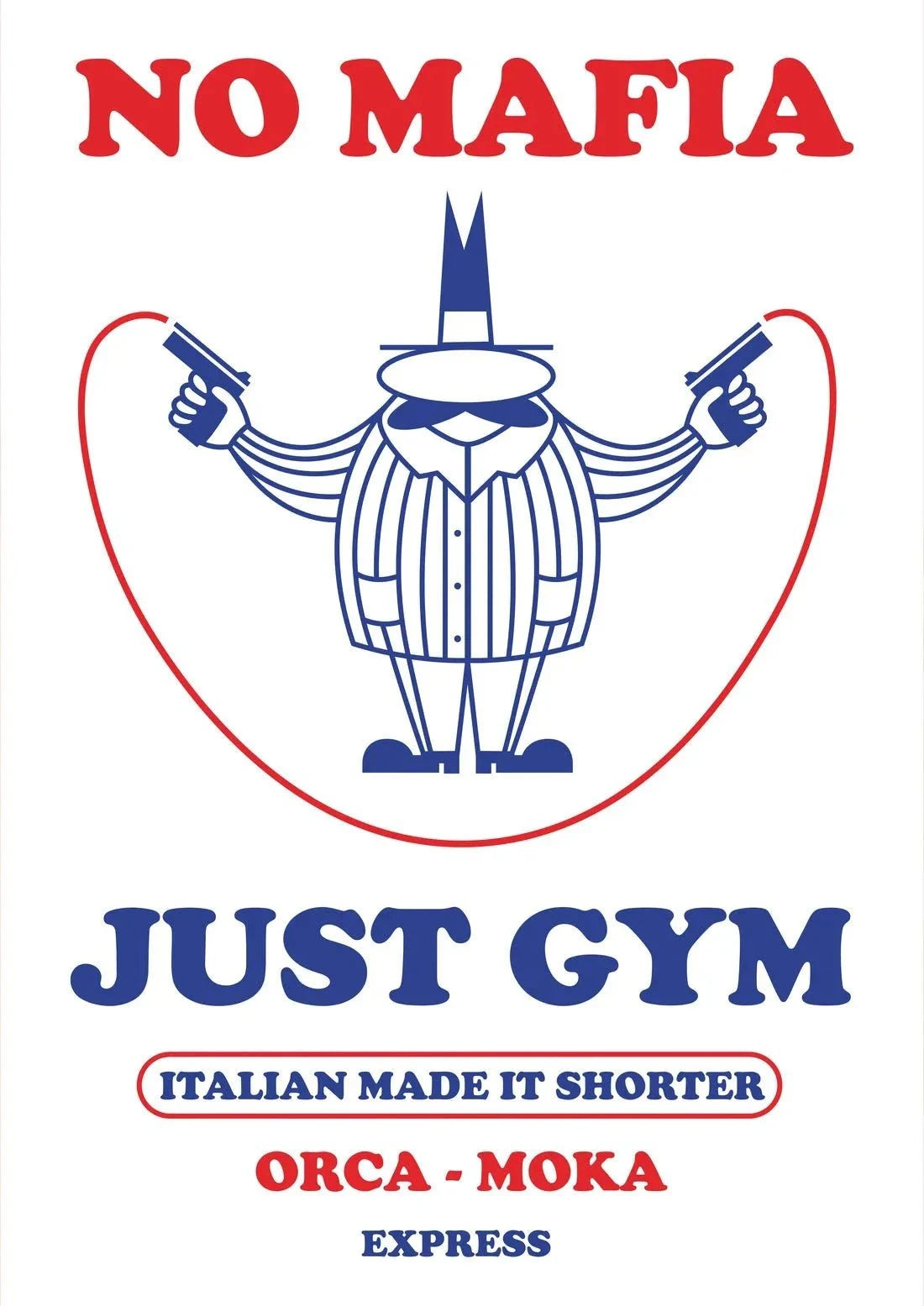 No Mafia contemporary wall art print by Alessio Trudu - sold by DROOL