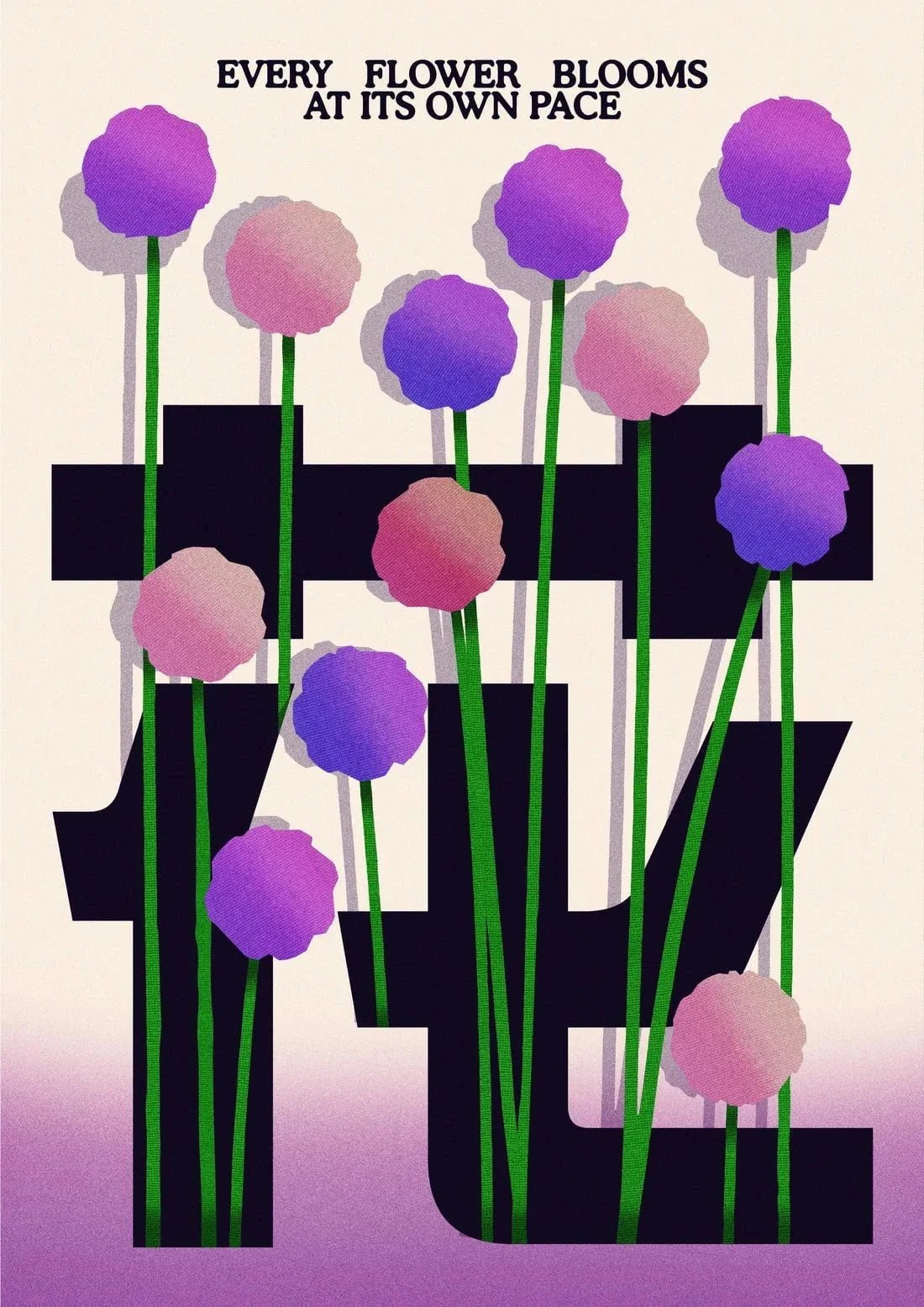 Bloom contemporary wall art print by Othman Zougam - sold by DROOL