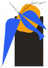 Chirp A contemporary wall art print by Floating Bstrd - sold by DROOL