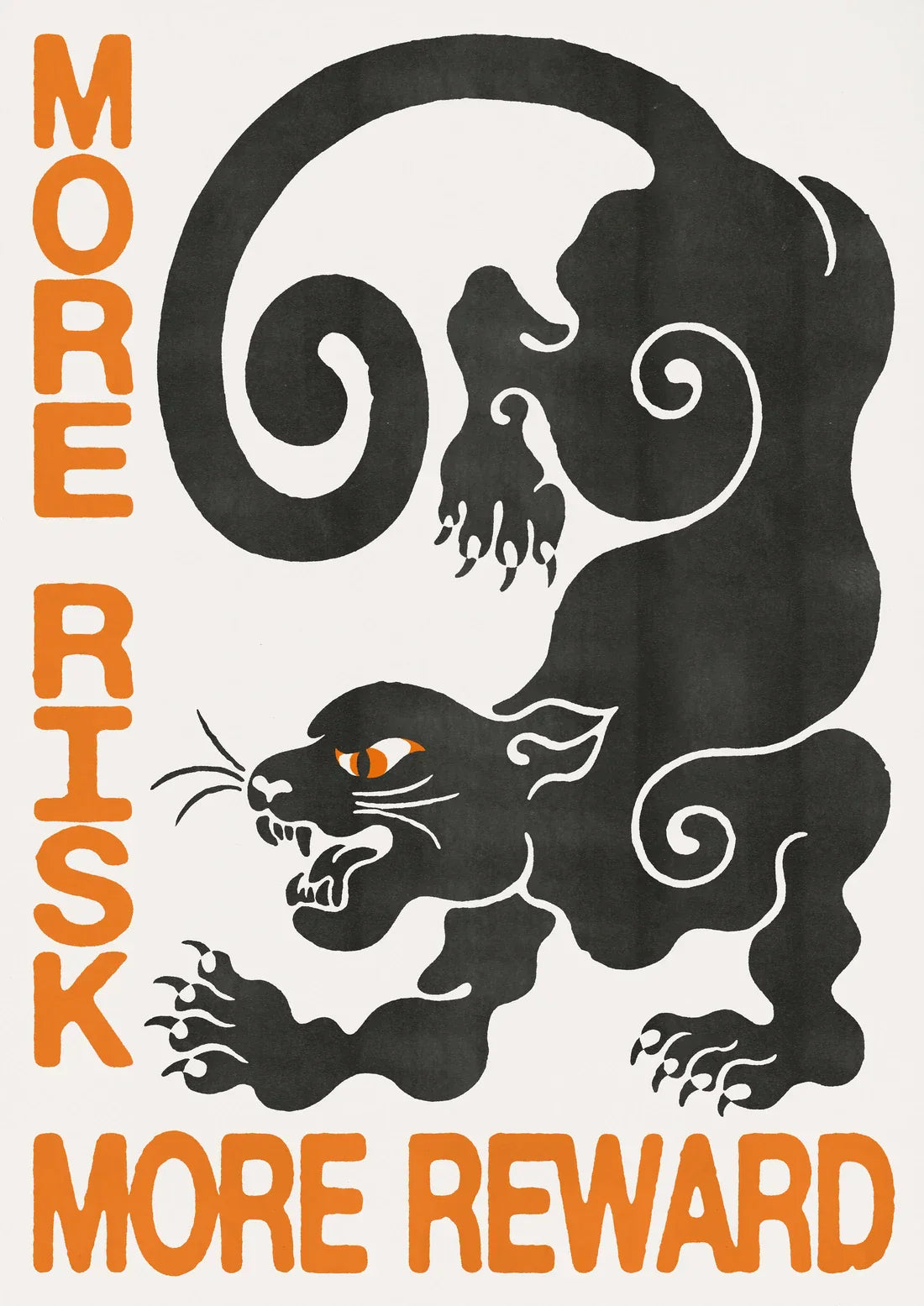 11.7x16.5" (A3) / Unframed Risk Reward - UNFRAMED contemporary wall art print by Alexander Khabbazi - sold by DROOL