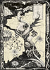 Oberon and Elgar contemporary wall art print by Naia Escribano - sold by DROOL