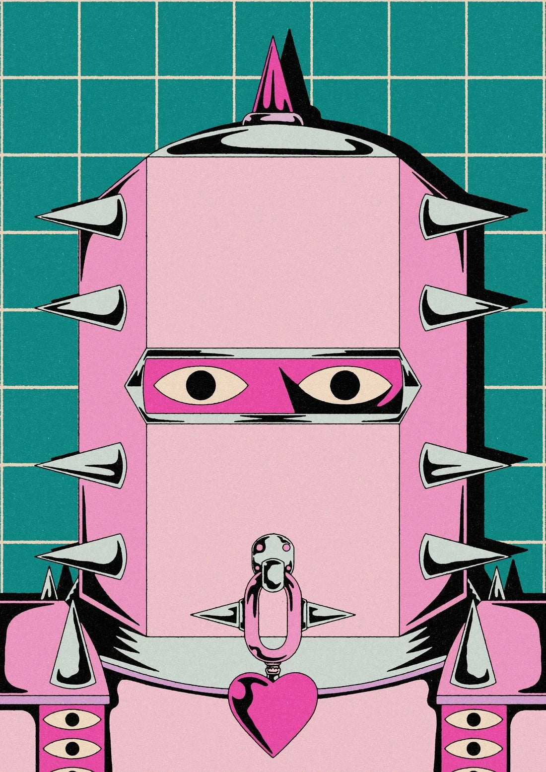 See You 3 contemporary wall art print by Azaazelus - sold by DROOL