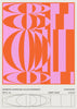Geometric Sweet Candy contemporary wall art print by Coveposter - sold by DROOL