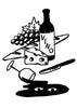 MAS VINO 2 contemporary wall art print by Max Blackmore - sold by DROOL