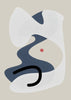 Floating Shapes #4 contemporary wall art print by frisk - sold by DROOL