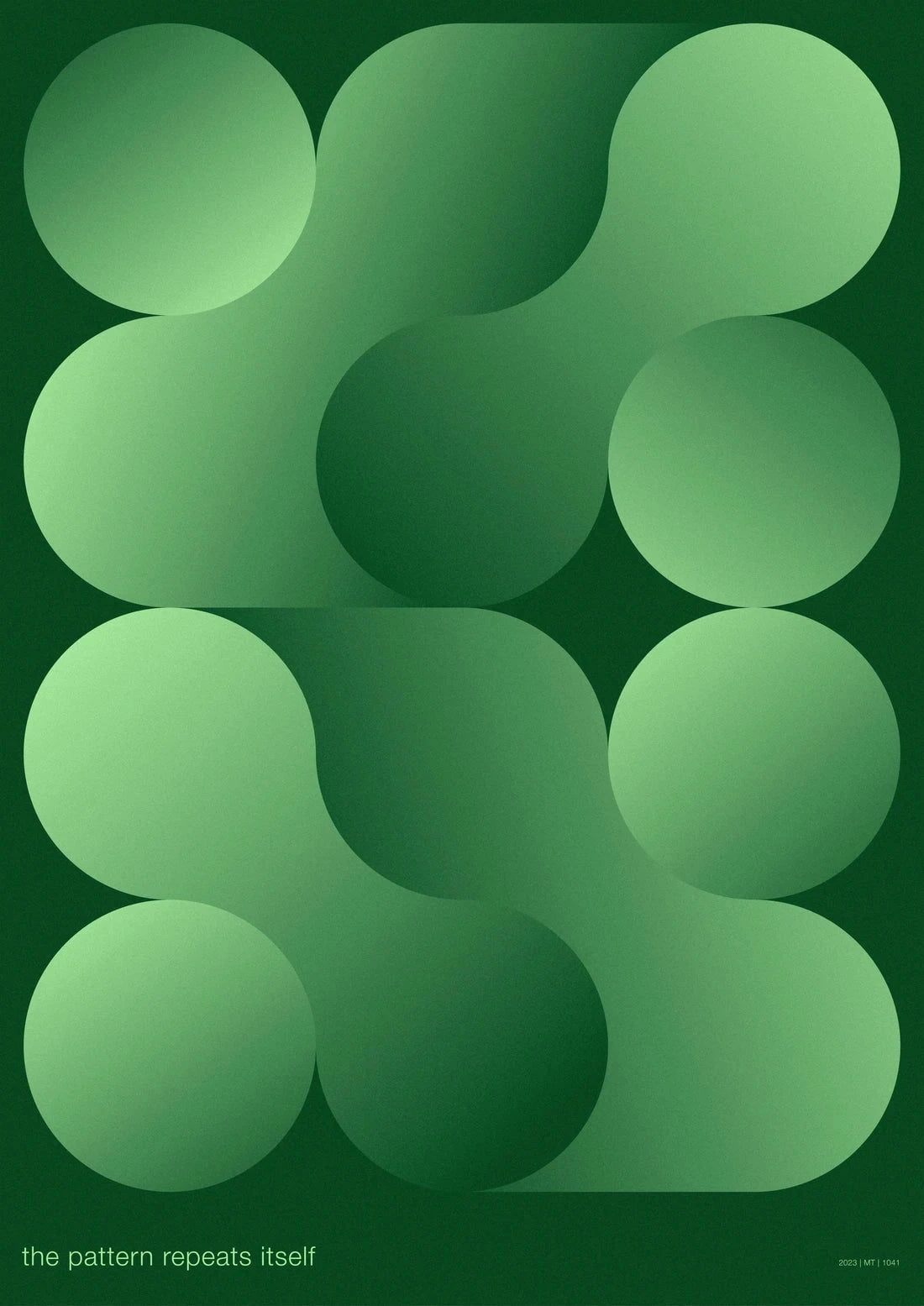 The pattern contemporary wall art print by Mirza Talovic - sold by DROOL