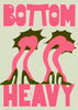 Bottom Heavy contemporary wall art print by Ciara Wade - sold by DROOL