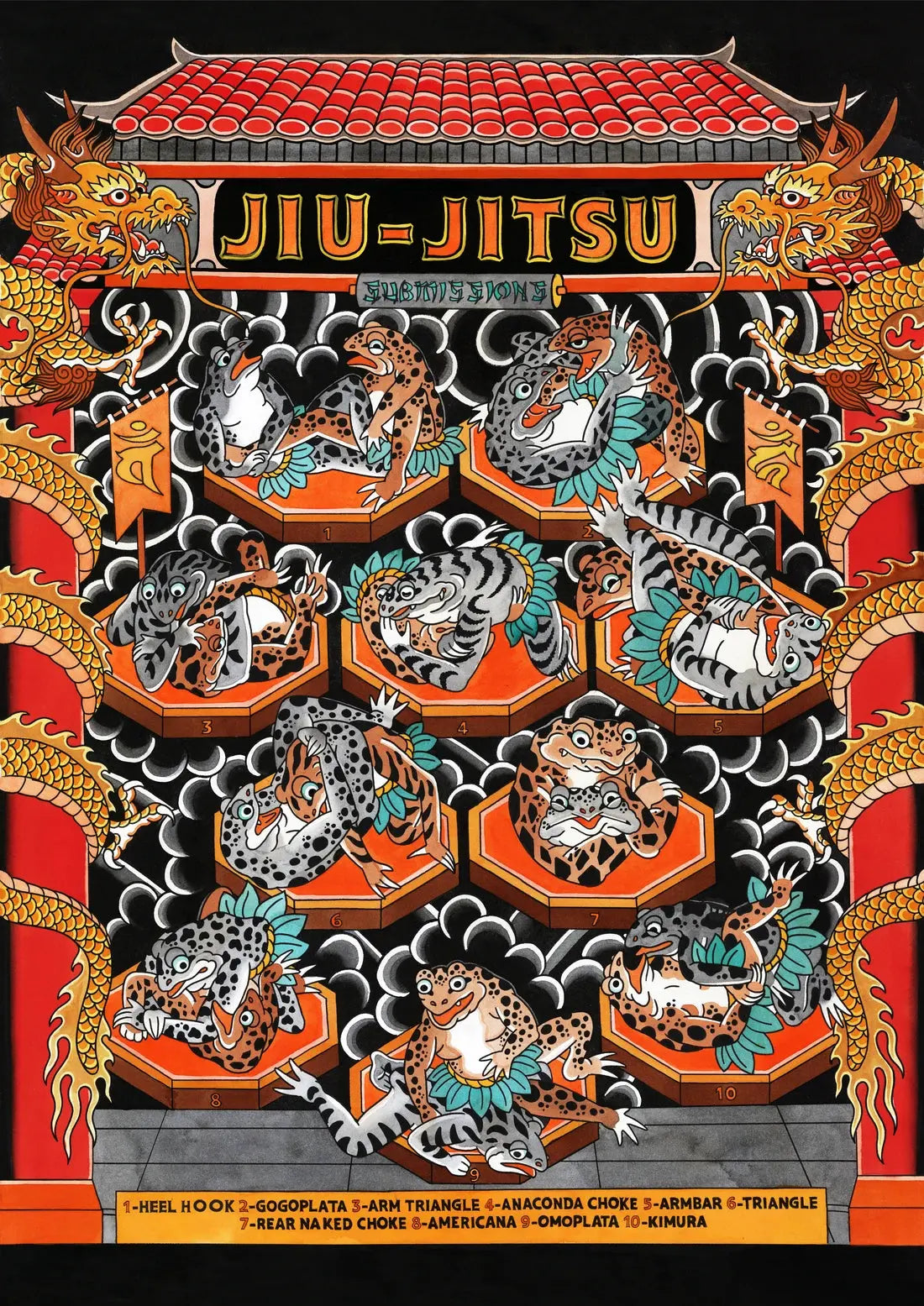 Jiu jitsu frogs