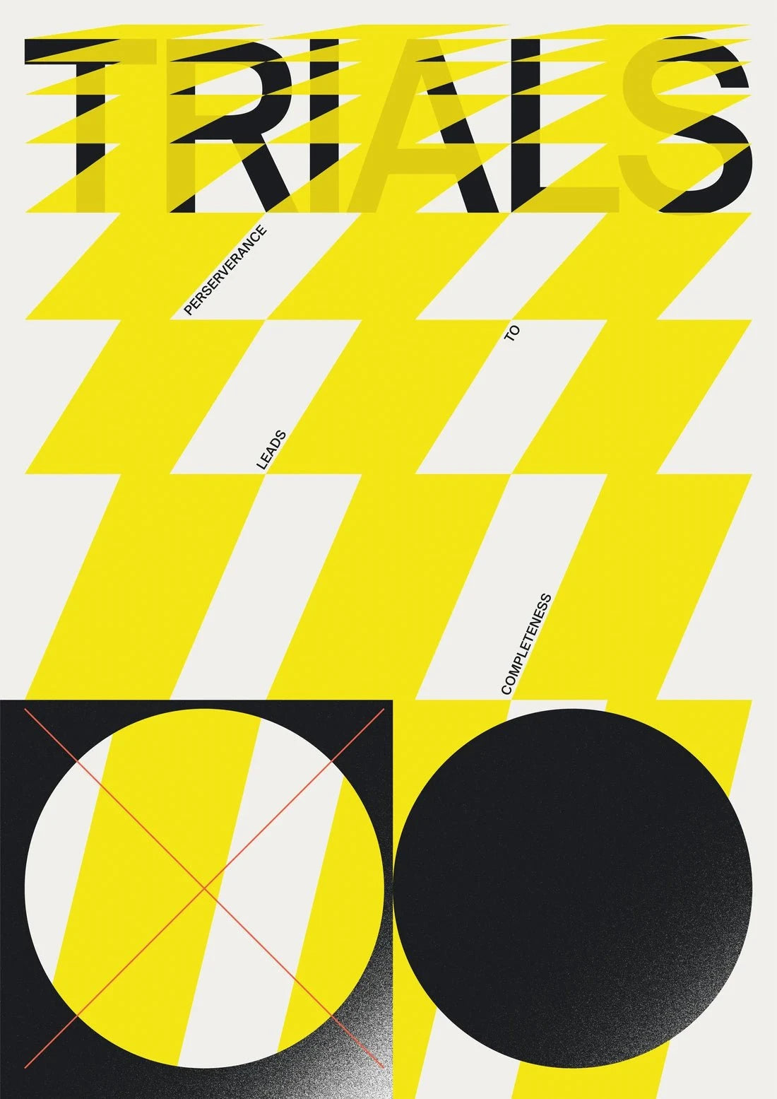 TRIALS contemporary wall art print by Xtian Miller - sold by DROOL