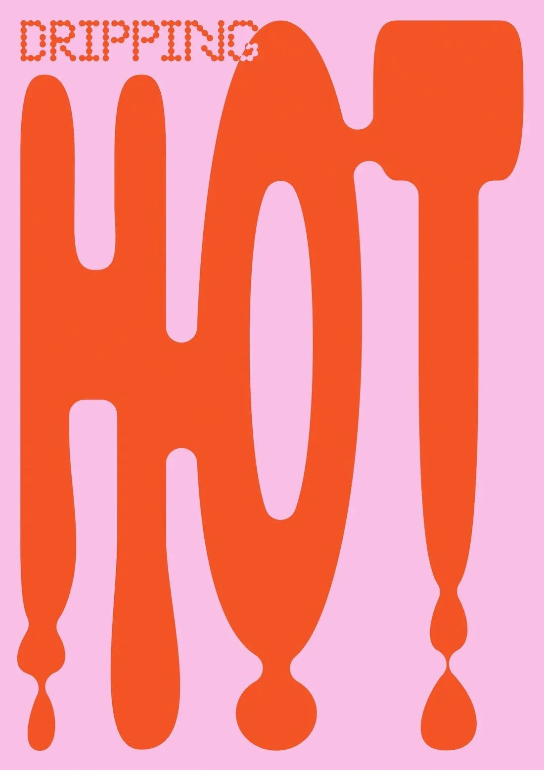 Dripping Hot contemporary wall art print by John Schulisch - sold by DROOL