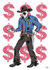 Hands Up contemporary wall art print by Caitlin Flood-Molyneux - sold by DROOL