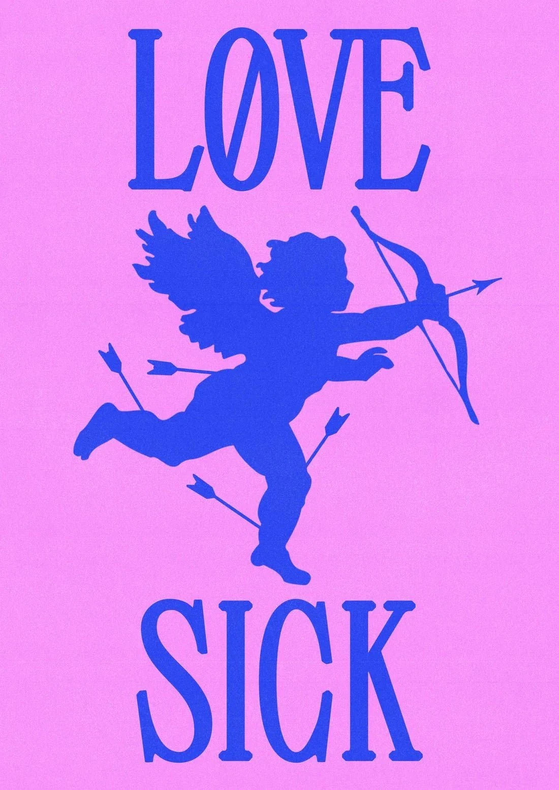 Lovesick contemporary wall art print by Utsav Verma - sold by DROOL