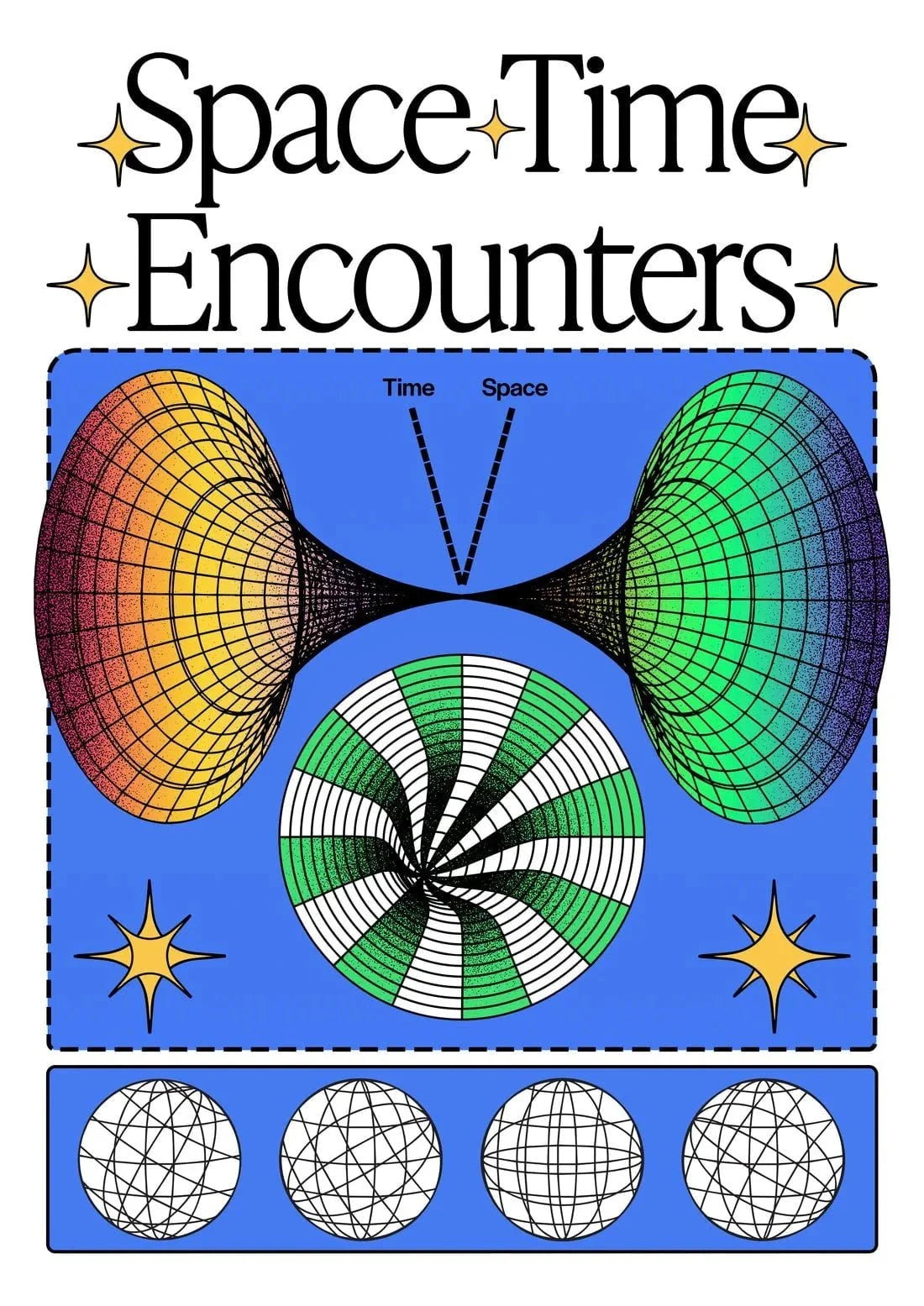 Space Time Encounters contemporary wall art print by Ricardo Schultz Ferraro - sold by DROOL