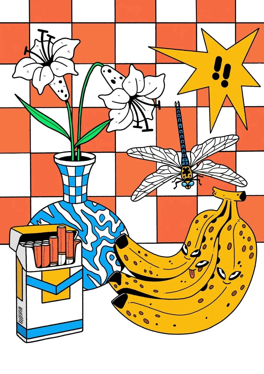 Still Life 1 contemporary wall art print by Jamie Muck - sold by DROOL