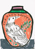 Tūī Bird contemporary wall art print by Caitlin Flood-Molyneux - sold by DROOL