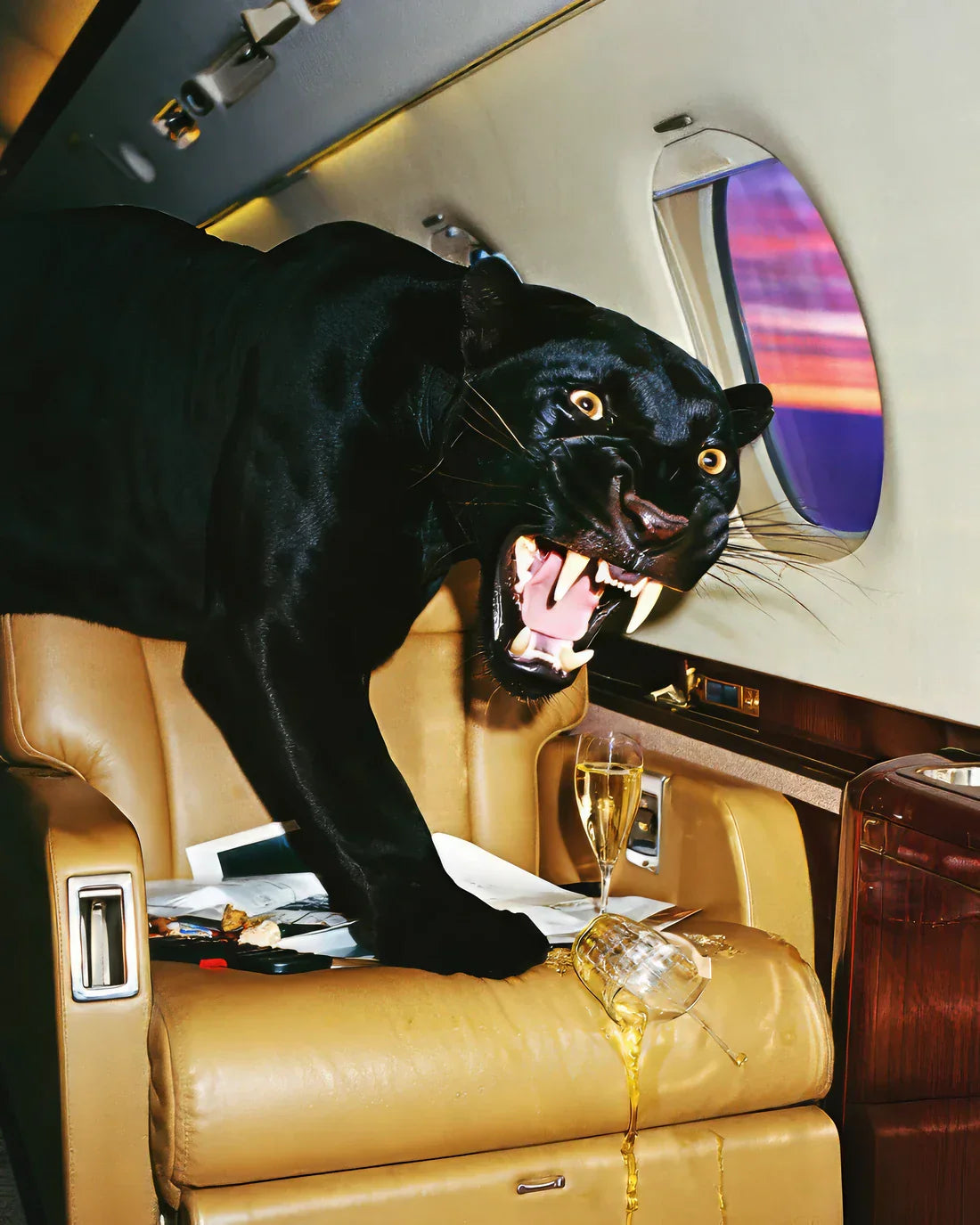 PRIVATE LANDING. contemporary wall art print by Ces XC - sold by DROOL