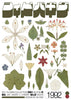 Flower Collage contemporary wall art print by George Kempster - sold by DROOL