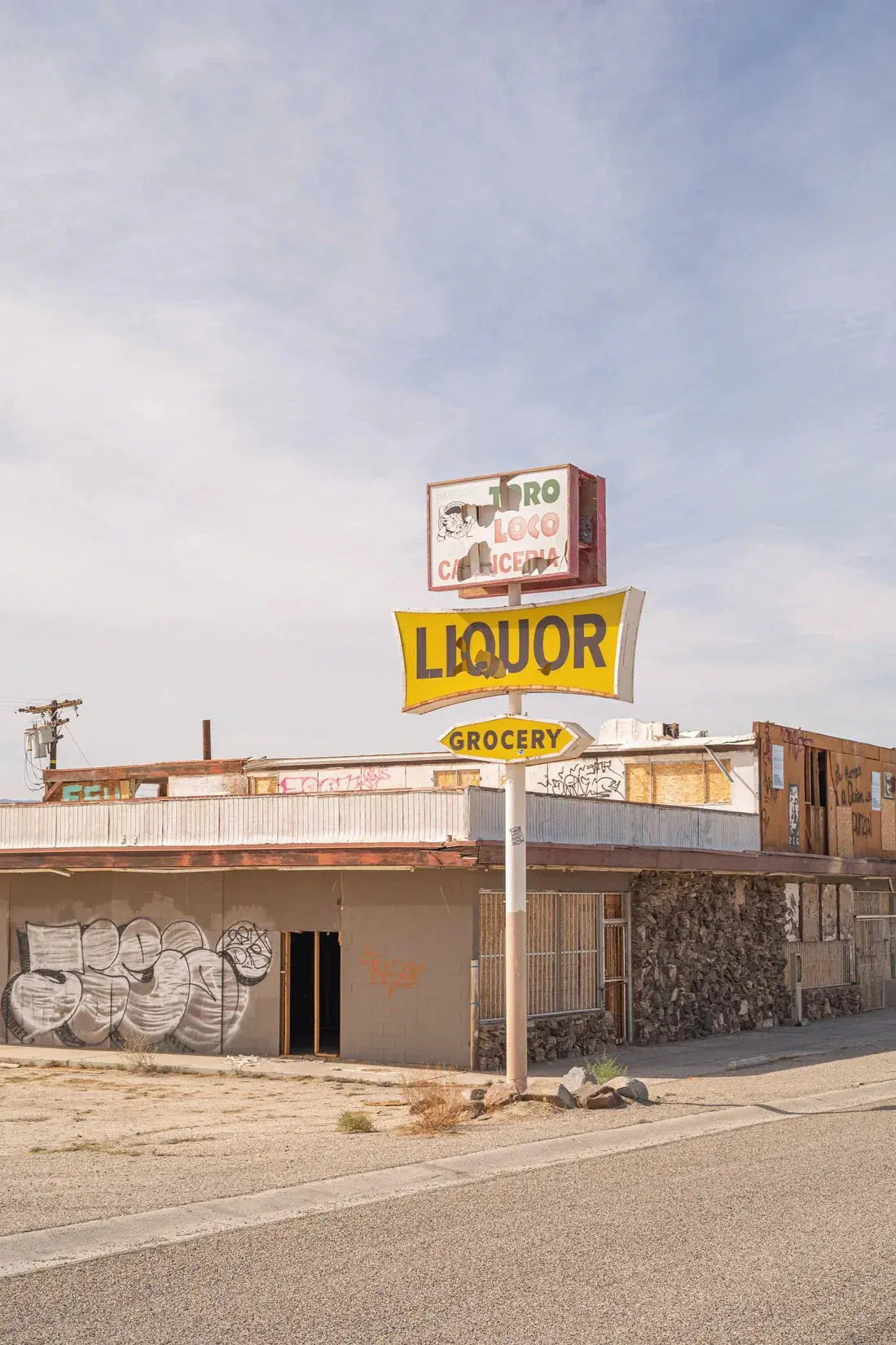 Abandoned Liquor contemporary wall art print by Steven Clouse - sold by DROOL