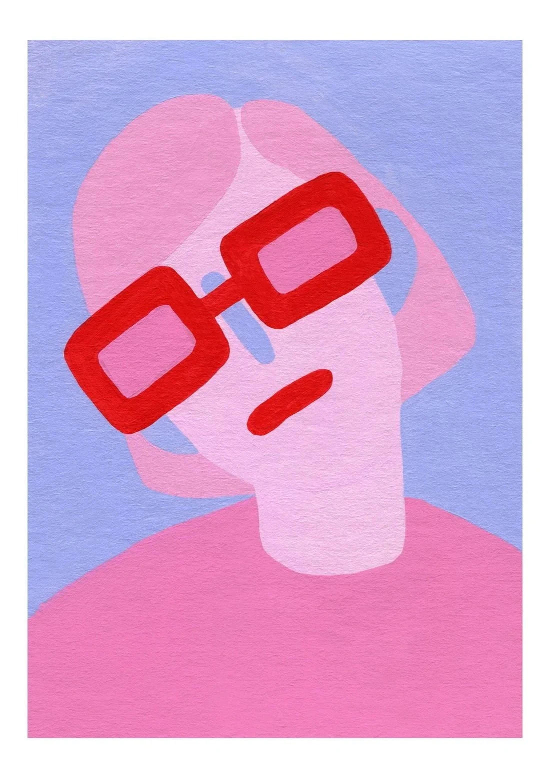 Sunglasses contemporary wall art print by Kissi Ussuki - sold by DROOL