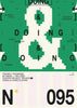 Doing contemporary wall art print by MEDG - sold by DROOL