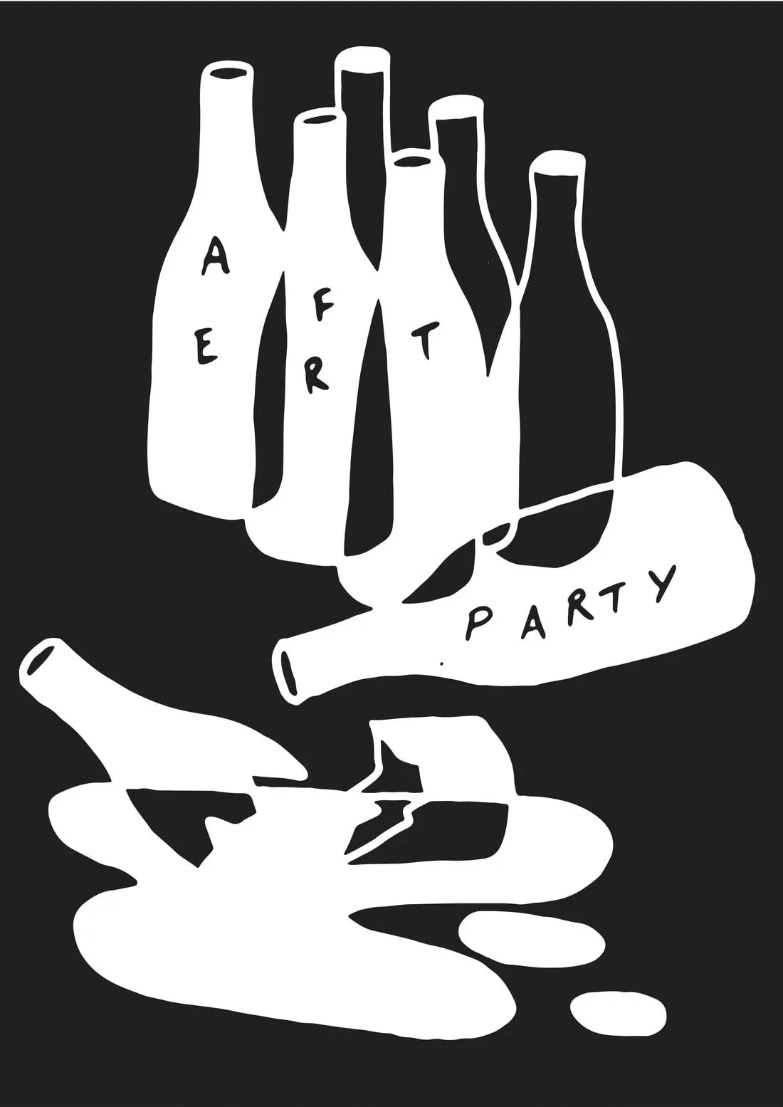 THE AFTER PARTY contemporary wall art print by Max Blackmore - sold by DROOL