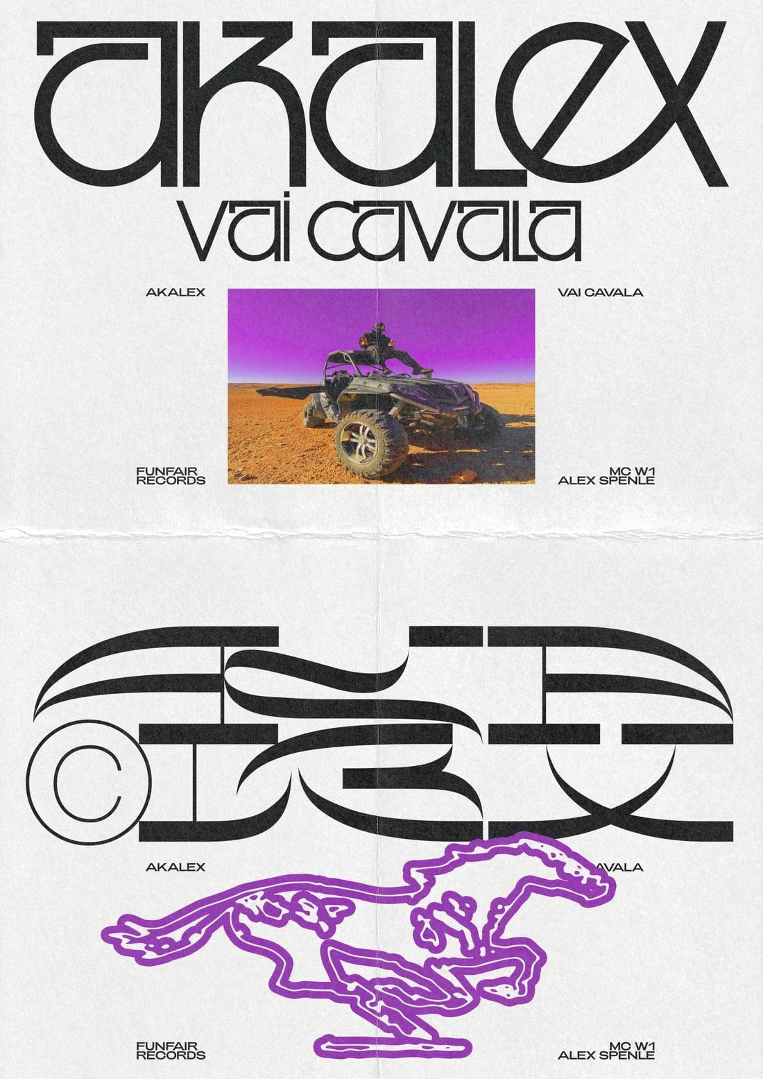 Akalex | Vai Cavala contemporary wall art print by Jules Bigot - sold by DROOL