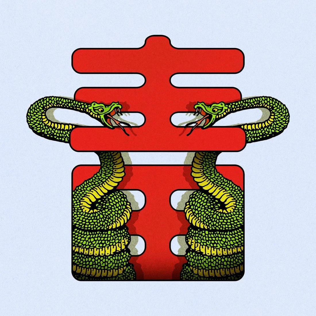 Venom contemporary wall art print by Othman Zougam - sold by DROOL