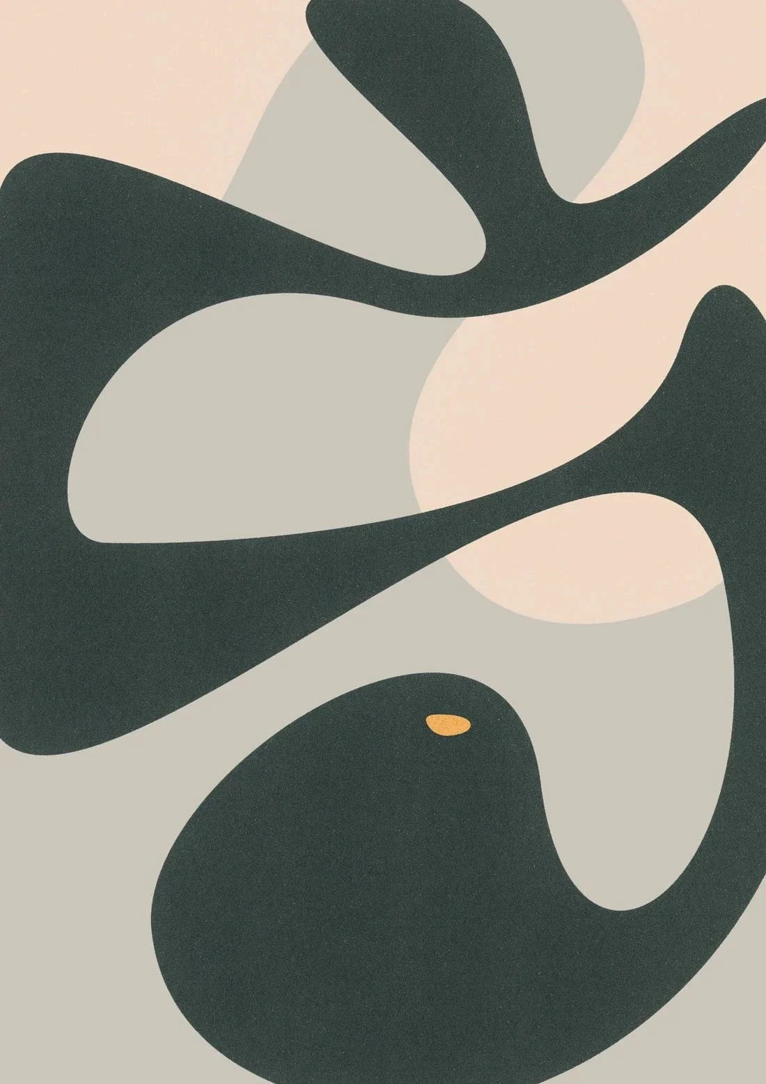 Moss contemporary wall art print by frisk - sold by DROOL