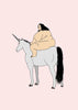 Unicorn contemporary wall art print by Donald Sanger - sold by DROOL