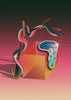 The Persistence of Pink contemporary wall art print by Paulina Almira - sold by DROOL
